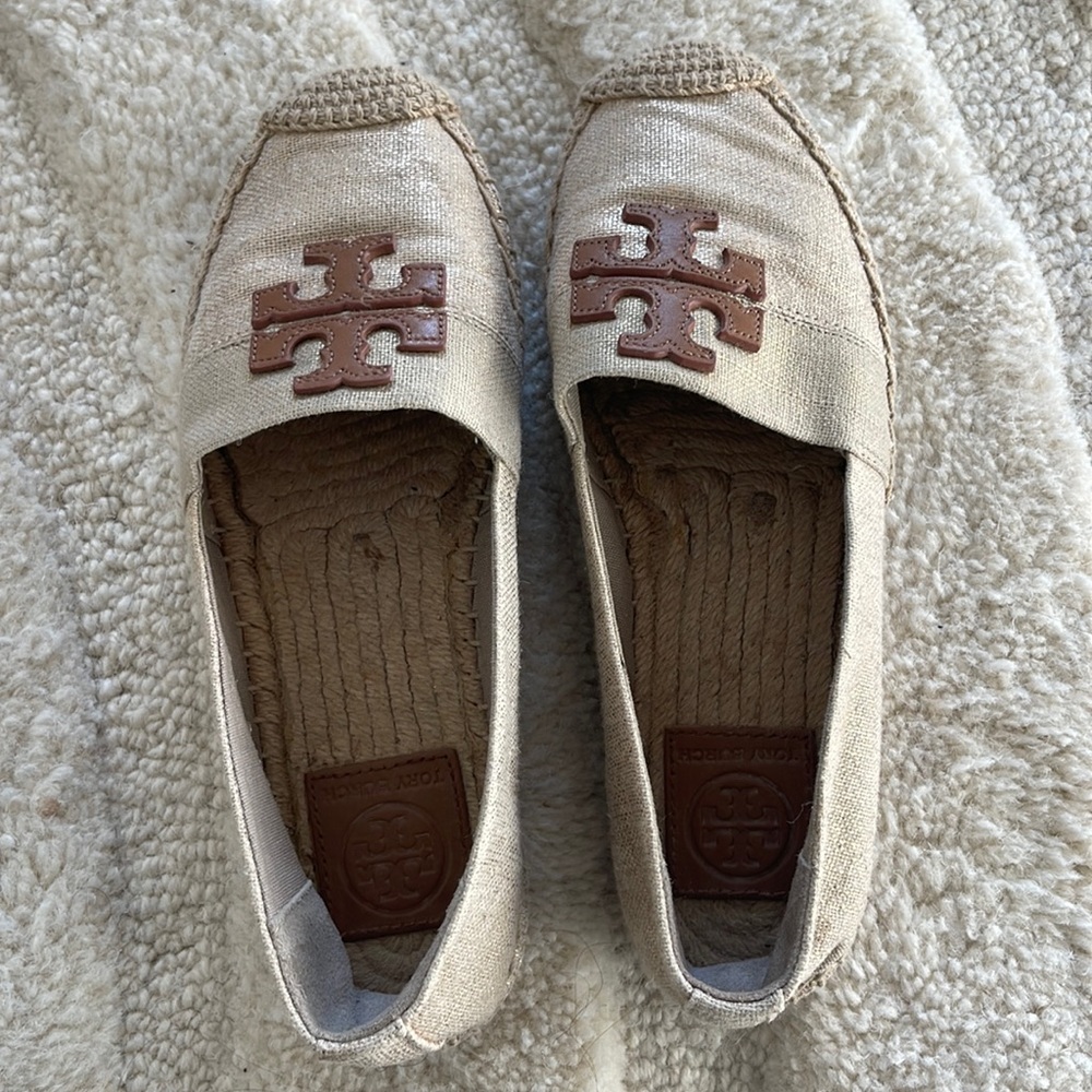 TORY BURCH CANVAS ESPADRILLES sz6